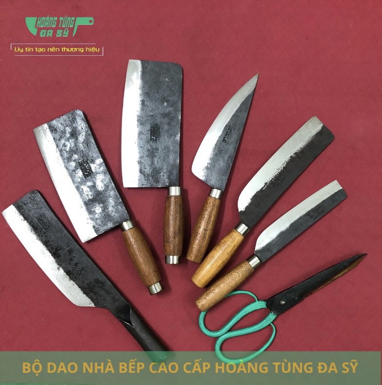 Bộ dao chuyên dụng trong căn bếp 