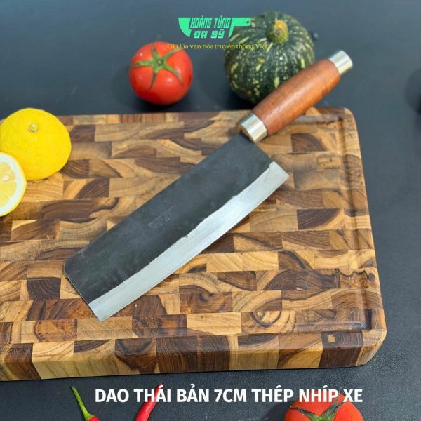 dao thái bản 7cm thép nhíp